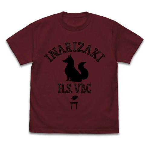 『ハイキュー!! TO THE TOP』稲荷崎高校バレーボール部 Tシャツ BURGUNDY