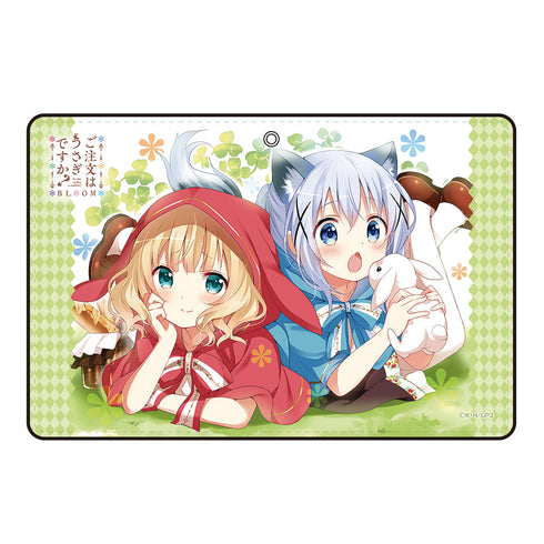 『ご注文はうさぎですか? BLOOM』二つ折りパスケース (チノ&シャロ)