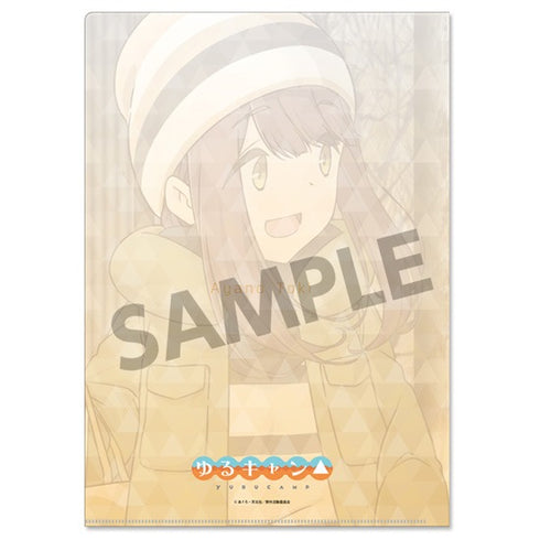 『ゆるキャン△』描き下ろしクリアファイル 土岐綾乃 浜松土産 ver.