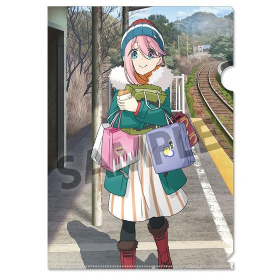 『ゆるキャン△』描き下ろしクリアファイル 各務原なでしこ 浜松土産 ver.