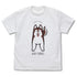 『ハマジ』ハスキー KAWAII Tシャツ / チョコレート&ホワイト