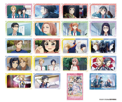 "What It Means to Be a Heroine! ~The Unpopular Heroine and Her Secret Job~" Character Gum Collection (with Stickers) BOX