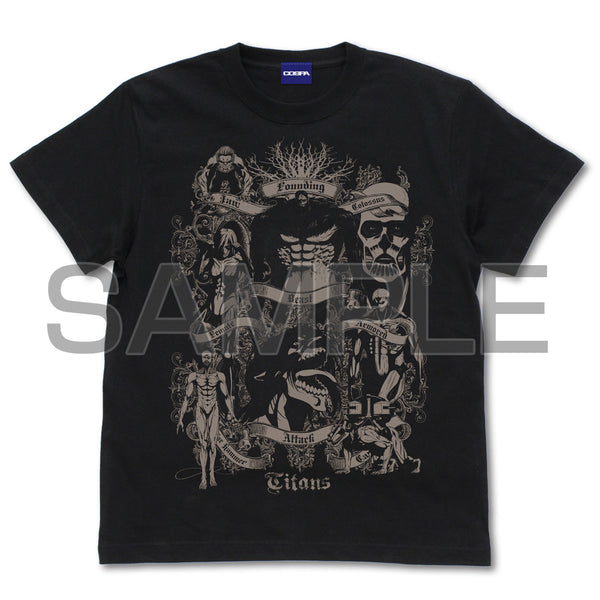 『進撃の巨人』九つの巨人 Tシャツ