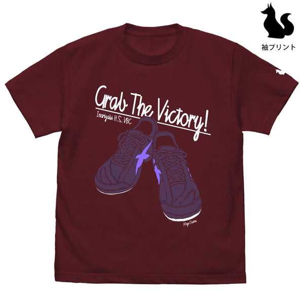 『ハイキュー!! TO THE TOP』宮治シューズ Tシャツ BURGUNDY