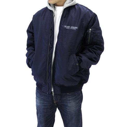 『ガールズ&パンツァー 最終章』あんこうチーム MA-1ジャケット NAVY