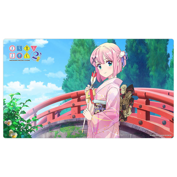 『まちカドまぞく 2丁目』描き下ろしラバーマット 千代田桃/晴れ着