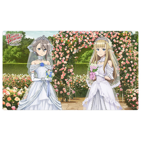 『プリンセス・プリンシパル Crown Handler』描き下ろしラバーマット (アンジェ&プリンセス/ウエディング)