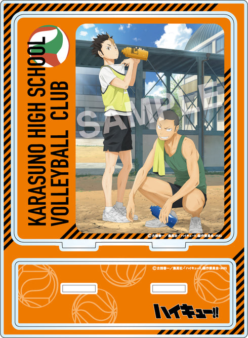 『ハイキュー!!』活動録 アクリルスタンド 西谷夕&田中龍之介