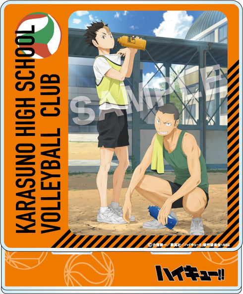 『ハイキュー!!』活動録 アクリルスタンド 西谷夕&田中龍之介