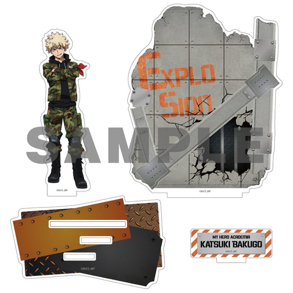 『僕のヒーローアカデミア』アクリルジオラマスタンド 爆豪勝己(迷彩)