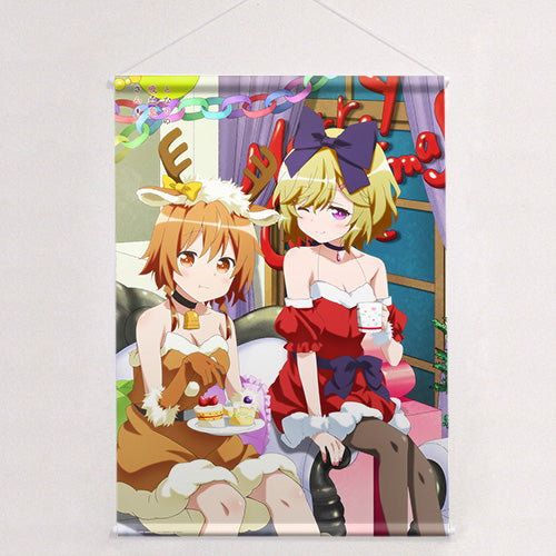 『となりの吸血鬼さん』描き下ろしB1タペストリー(ひなた&エリー/クリスマス)