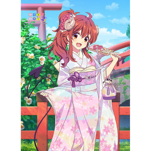 『まちカドまぞく 2丁目』描き下ろしB2タペストリー(吉田優子/晴れ着)Wスエード
