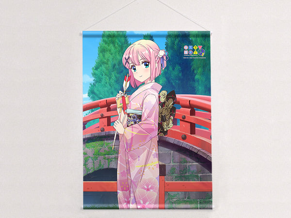 『まちカドまぞく 2丁目』描き下ろしB2タペストリー(千代田桃/晴れ着)Wスエード
