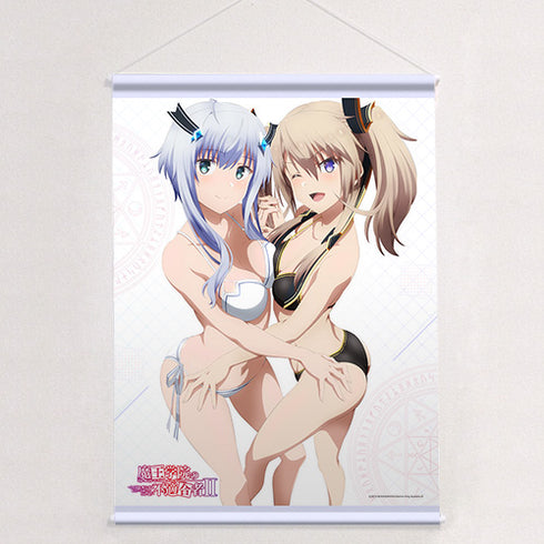 『魔王学院の不適合者 Ⅱ ~史上最強の魔王の始祖、転生して子孫たちの学校へ通う~』B2タペストリー (ミーシャ&サーシャ)