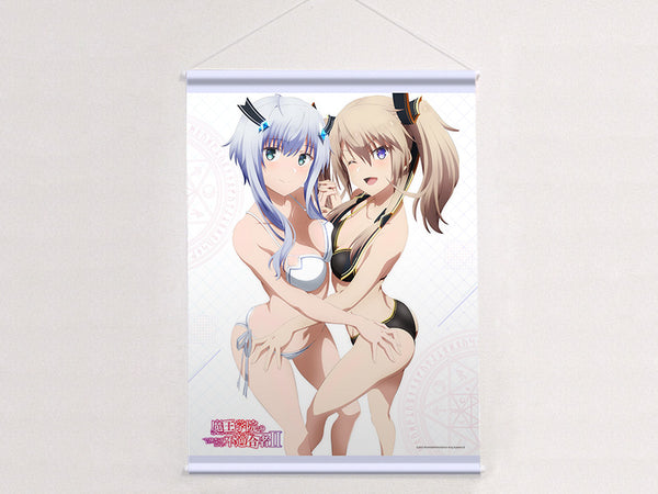 『魔王学院の不適合者 Ⅱ ~史上最強の魔王の始祖、転生して子孫たちの学校へ通う~』B2タペストリー (ミーシャ&サーシャ)