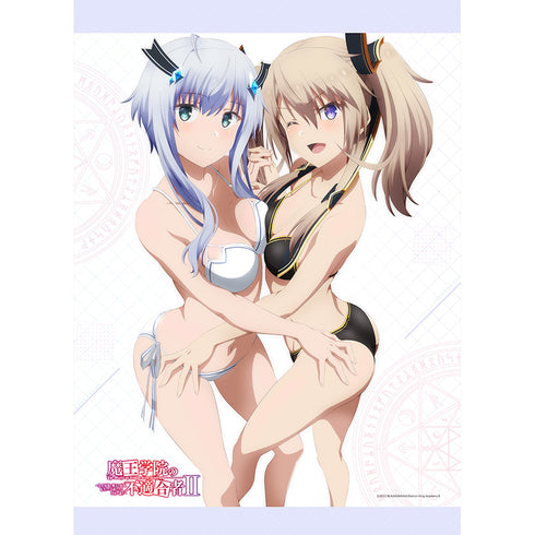 『魔王学院の不適合者 Ⅱ ~史上最強の魔王の始祖、転生して子孫たちの学校へ通う~』B2タペストリー (ミーシャ&サーシャ)