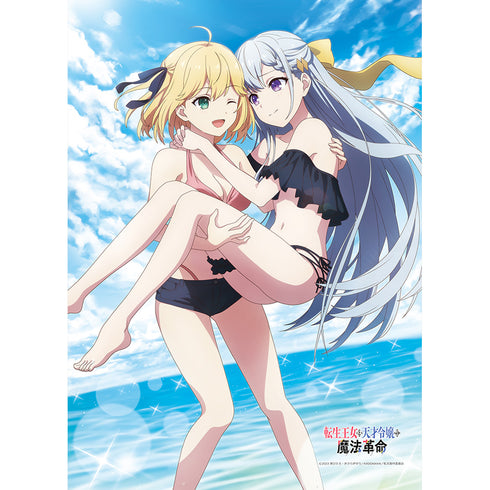『転生王女と天才令嬢の魔法革命』B2タペストリー (アニスフィア&ユフィリア/水着)