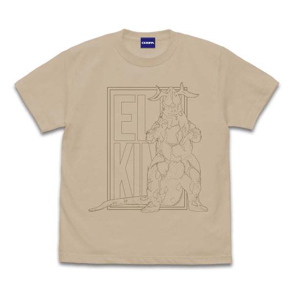『ウルトラセブン』エレキング イラストタッチTシャツ/LIGHT BEIGE