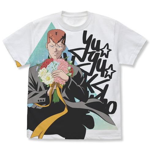 『幽☆遊☆白書』描き下ろし 桑原和真 フルグラフィックTシャツ 花束Ver.