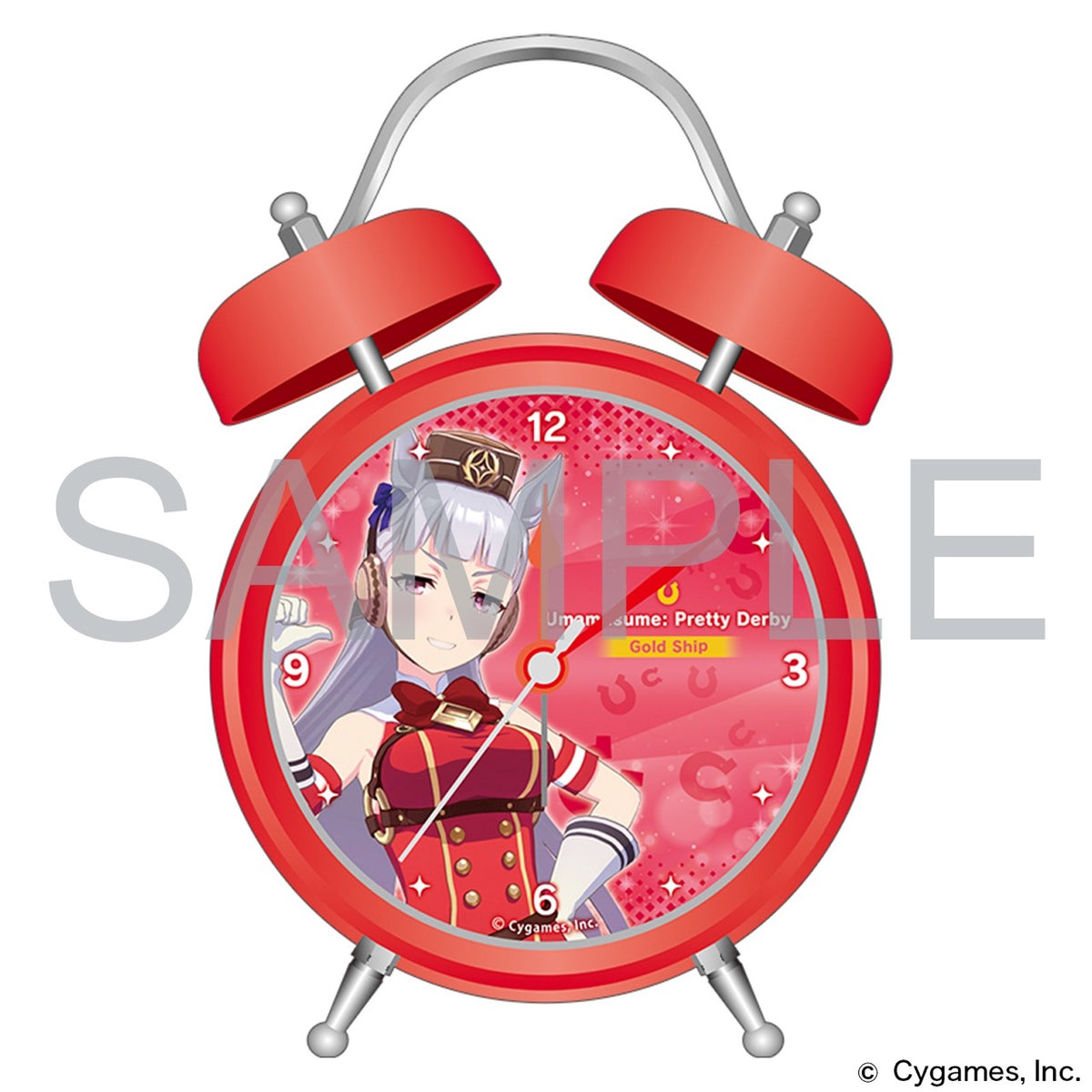 ウマ娘 プリティーダービー』音声入り目覚まし時計 ゴールド