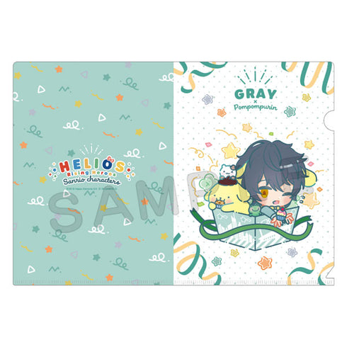 『エリオスライジングヒーローズ×サンリオキャラクターズ』トレーディングクリアファイル ギフトボックスver. BOX