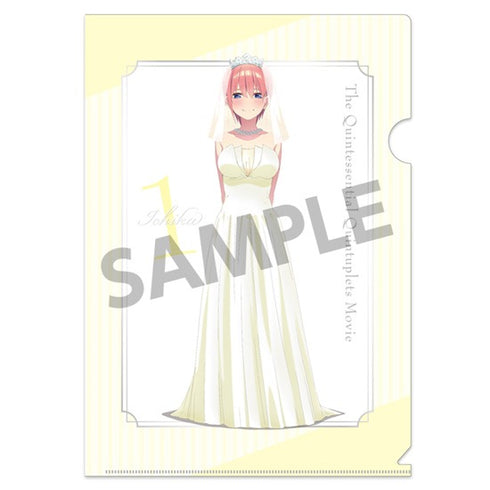 『映画 五等分の花嫁』クリアファイル 中野一花 ウェディングドレス ver.