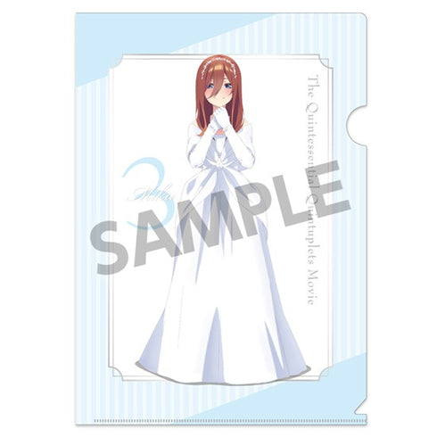 『映画 五等分の花嫁』クリアファイル 中野三玖 ウェディングドレス ver.