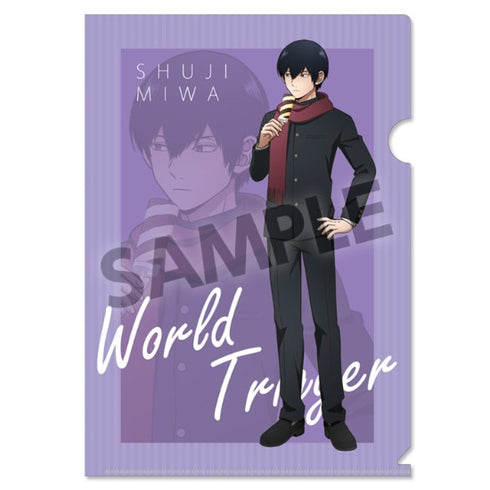 『ワールドトリガー』描き下ろしクリアファイル 三輪秀次 日常 ver.