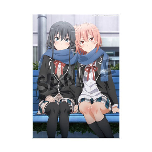 『やはり俺の青春ラブコメはまちがっている。続』ビジュアルアクリルプレート 雪ノ下雪乃&由比ヶ浜結衣 制服 ver.