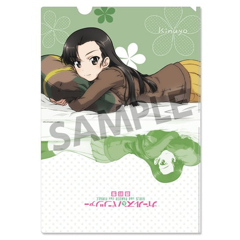 『ガールズ&パンツァー 最終章』クリアファイルセット 西絹代 添い寝 ver.