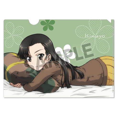 『ガールズ&パンツァー 最終章』クリアファイルセット 西絹代 添い寝 ver.