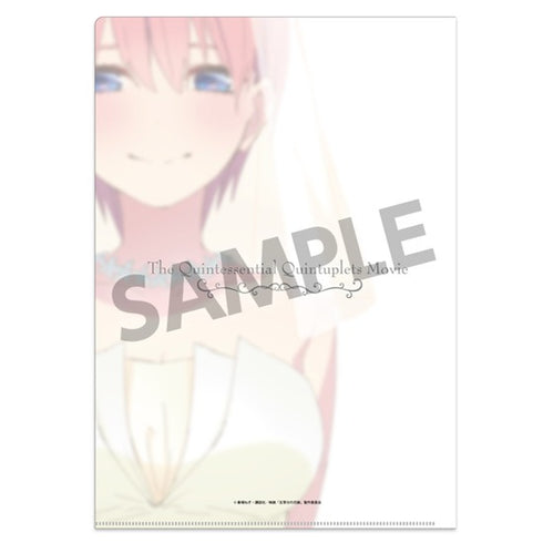 『映画 五等分の花嫁』クリアファイル 中野一花 ウェディングドレス ver.