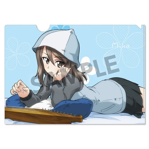 『ガールズ&パンツァー 最終章』クリアファイルセット ミカ 添い寝 ver.