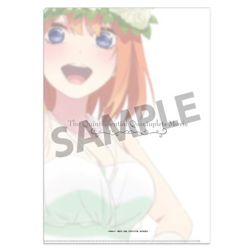 『映画 五等分の花嫁』クリアファイル 中野四葉 ウェディングドレス ver.