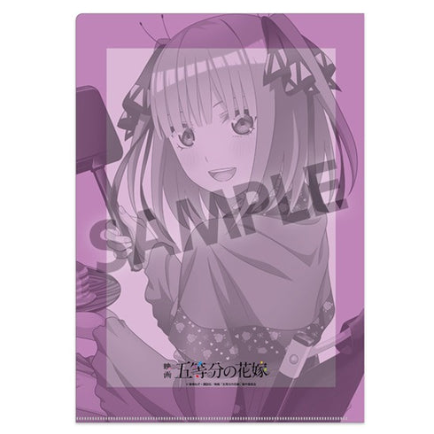 『映画 五等分の花嫁』描き下ろしクリアファイル 中野二乃 キャンプ ver.