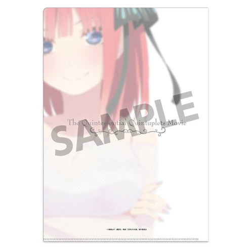 『映画 五等分の花嫁』クリアファイル 中野二乃 ウェディングドレス ver.