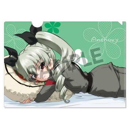 『ガールズ&パンツァー 最終章』クリアファイルセット アンチョビ 添い寝 ver.