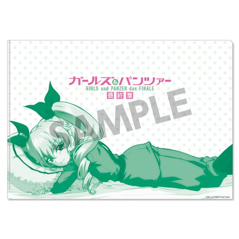 『ガールズ&パンツァー 最終章』クリアファイルセット アンチョビ 添い寝 ver.
