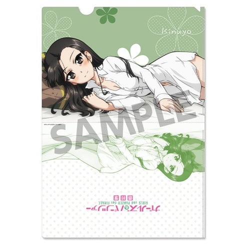 『ガールズ&パンツァー 最終章』クリアファイルセット 西絹代 添い寝 ver.