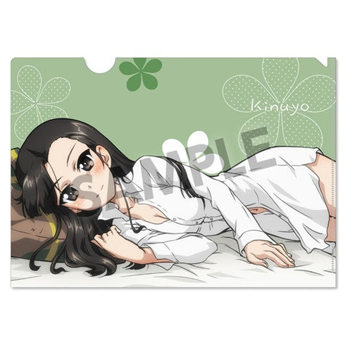 『ガールズ&パンツァー 最終章』クリアファイルセット 西絹代 添い寝 ver.