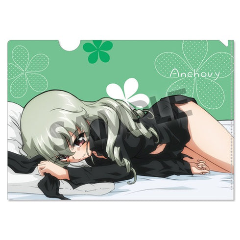 『ガールズ&パンツァー 最終章』クリアファイルセット アンチョビ 添い寝 ver.
