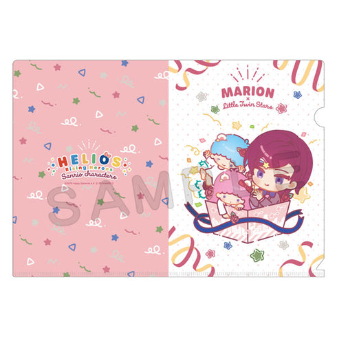 『エリオスライジングヒーローズ×サンリオキャラクターズ』トレーディングクリアファイル ギフトボックスver. BOX