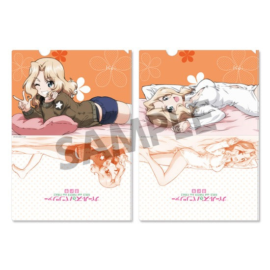 『ガールズ&パンツァー 最終章』クリアファイルセット ケイ 添い寝 ver.