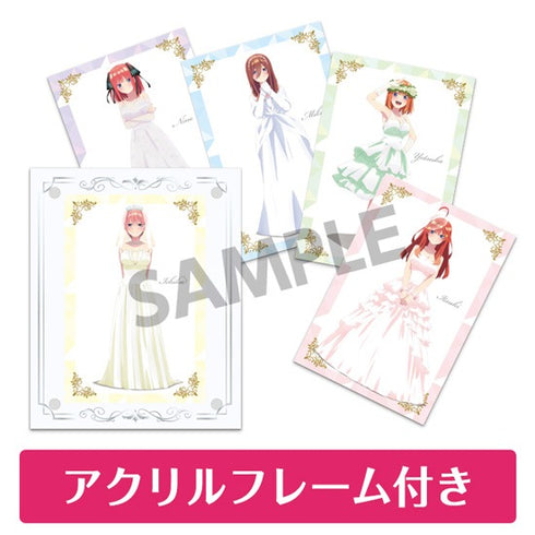 『映画 五等分の花嫁』アクリルフレーム&ポストカードセット ウェディングドレス ver.