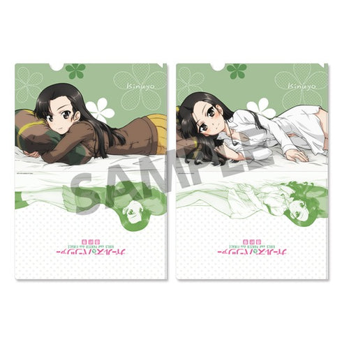 『ガールズ&パンツァー 最終章』クリアファイルセット 西絹代 添い寝 ver.