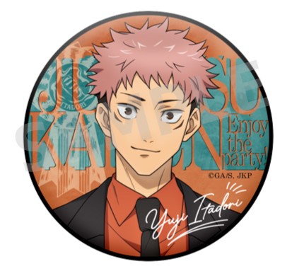 「呪術廻戦」トレーディングマット缶バッジ (全7種)パーティーver.