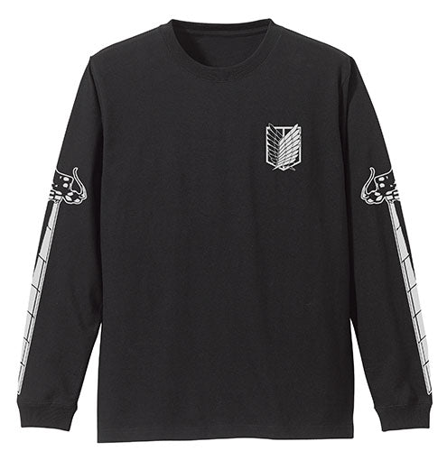 『進撃の巨人』調査兵団 袖リブロングスリーブTシャツ