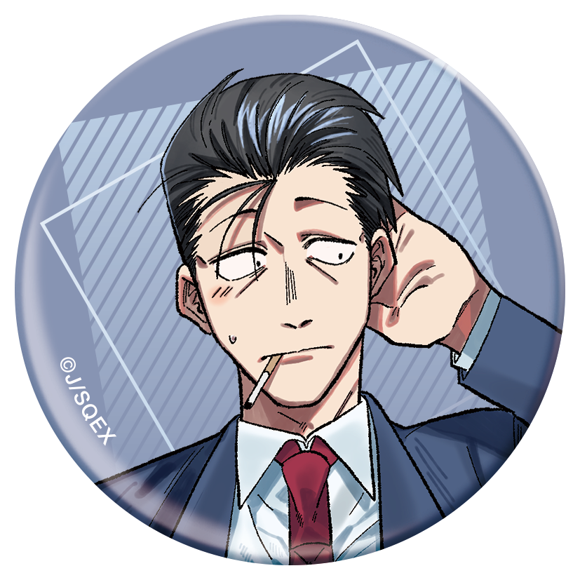 スーパーの裏でヤニ吸うふたり』缶バッジセット – Anime Store
