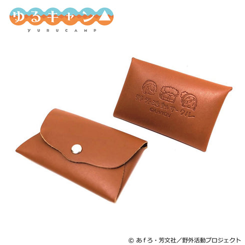 『ゆるキャン△』レザースリムカードケース (なでしこ・千明・あおい)