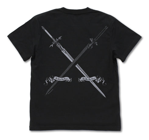 『ソードアート・オンライン』黒の剣士キリト Tシャツ UWVer. BLACK